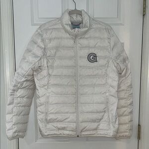 Georgetown Columbia White Puffer Jacket